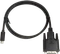 LogiLink USB-C [Stecker] auf DVI [Stecker] Adapterkabel schwarz, 1.8m Vorschaubild