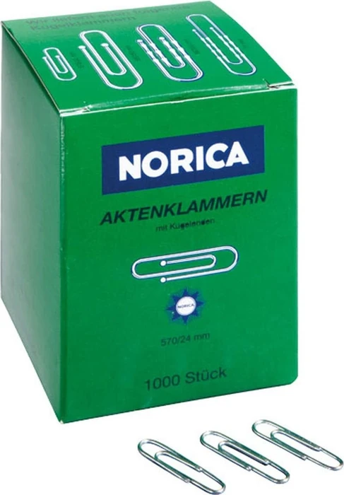 Alco 2210 Norica Briefklammern, 24mm, 1000 Stück