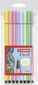 STABILO Pen 68 Pastel sortiert, 8er-Set, Etui