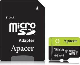 Apacer R95/W45 16GB Kit, UHS-I U3, Class 10 (AP16GMCSH10U3-R)