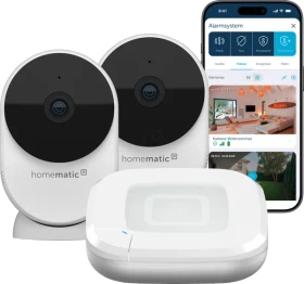 eQ-3 Homematic IP Innenkamera Basic weiß, inkl. Access Point, 2er-Pack