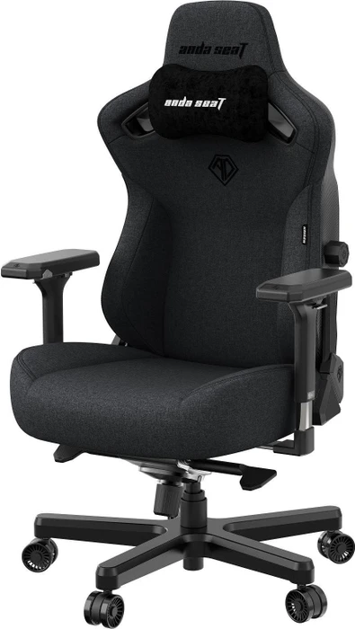 Anda Seat Kaiser 3 Premium L Gamingstuhl, Carbon Black, Stoff dunkelgrau