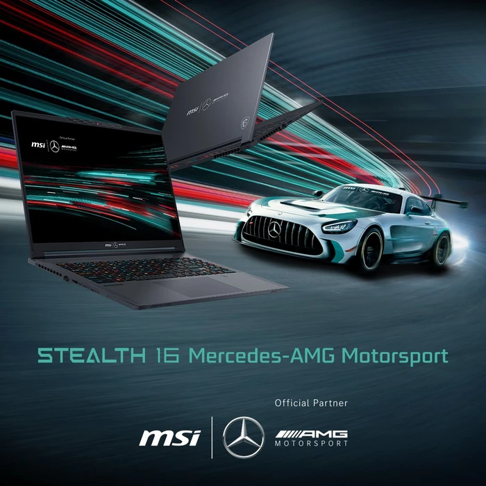 MSI Stealth 16 Mercedes-AMG Motorsport A13VG, Selenite Gray, Core i9-13900H, 32GB RAM, 2TB SSD, GeForce RTX 4070, DE