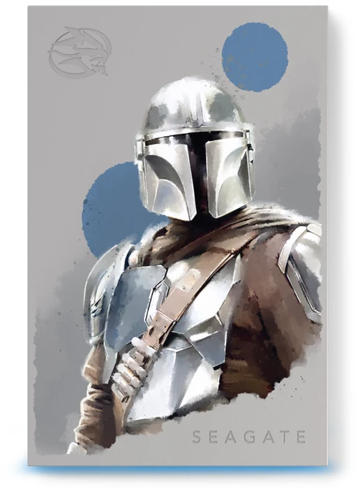Seagate FireCuda Gaming HDD - The Mandalorian Special Edition, 2TB, +Rescue, USB 3.0 Micro-B