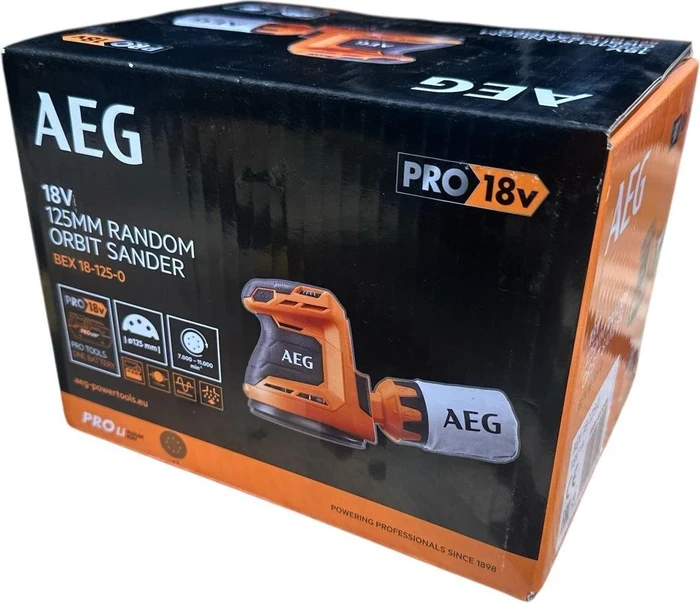 AEG BEX18-125-0 Akku-Exzenterschleifer solo