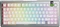 Glorious GMMK 3 Pro Wireless 75% Pre-built Gaming Keyboard, silber, LEDs RGB, Glorious Fox MX, USB, US Vorschaubild