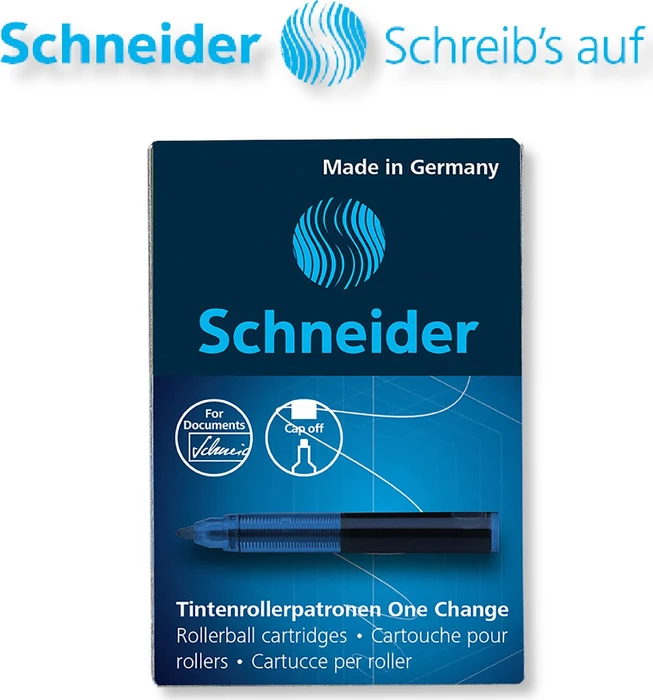 Schneider One Change Tintenrollermine 0.6mm schwarz (185401)