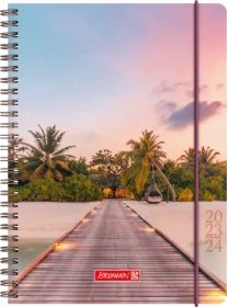 Brunnen Schülerkalender Wochenkalender 2023/2024, 170x240mm, Motiv Paradise, 104 Blatt