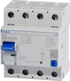 Doepke Fehlerstromschutzschalter DFS 4 040-4/0,03-A EV HD