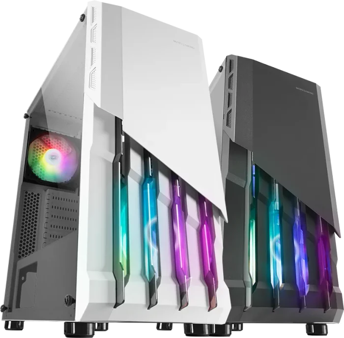 Mars Gaming MC-X2 Black, Glasfenster