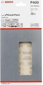 Bosch Professional M480 Best for Wood and Paint Gewebeschleifblatt K400, 115x230mm, 10 Stück