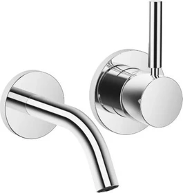 Dornbracht Meta Wand-Einhandbatterie ohne Ablaufgarnitur chrom