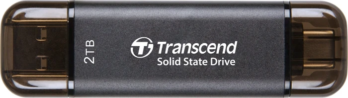 Transcend ESD310C 2TB Black, USB-A + USB-C, USB 3.2 Gen 2×1