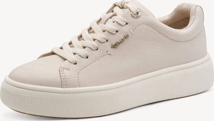 Tamaris Ledersneaker Low beige (Damen)