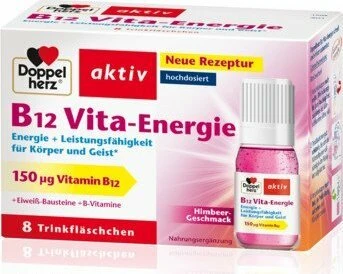 Doppelherz B12 Vita-Energie Trinkfläschchen, 8 Stück