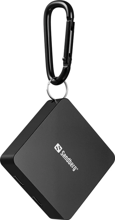 Sandberg 3in1 Magnet Powerbank 5000 schwarz