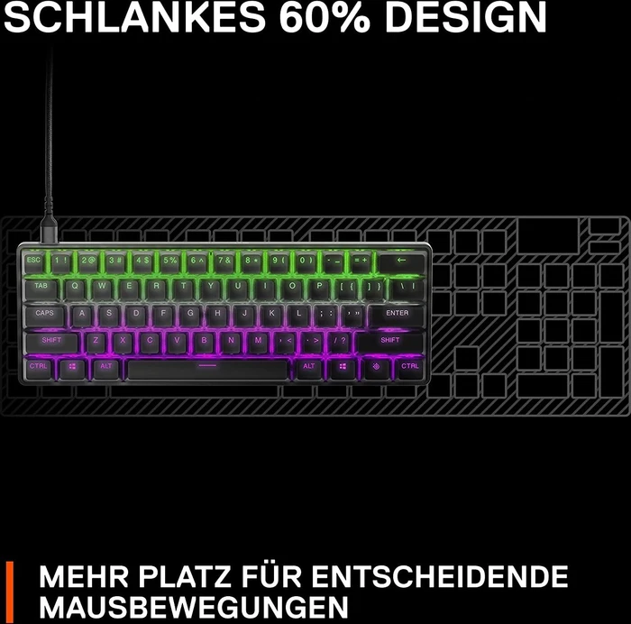 SteelSeries Apex Pro Mini, OmniPoint 2.0, USB, US