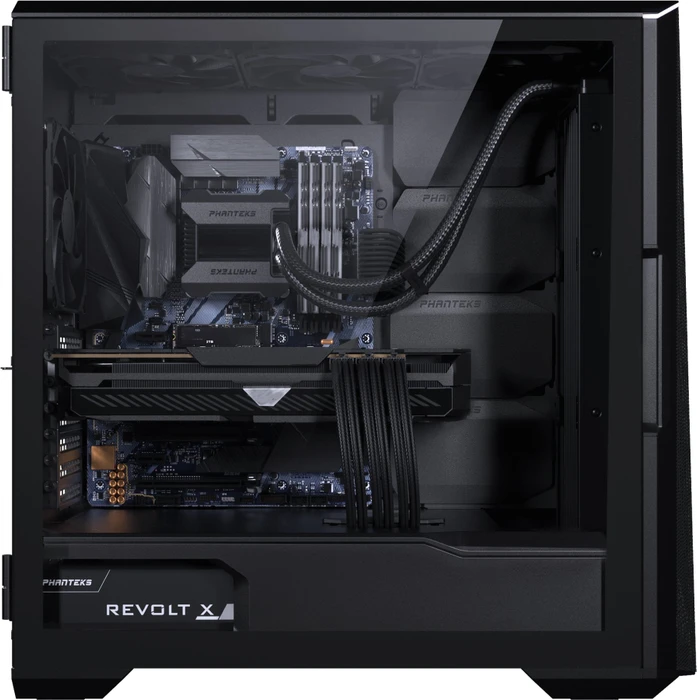 Phanteks Eclipse G500A Performance, schwarz, Glasfenster