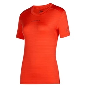 La Sportiva Sunfire Funktionsshirt kurzarm cherry tomato/carbon (Damen)