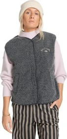 Billabong Be Happy Sherpa Weste black sands (Damen)