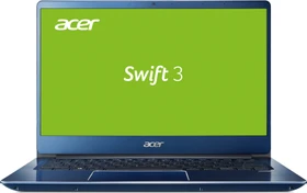 Acer Swift 3 SF314-54-38DP, blau, Core i3-7100U, 4GB RAM, 256GB SSD, DE