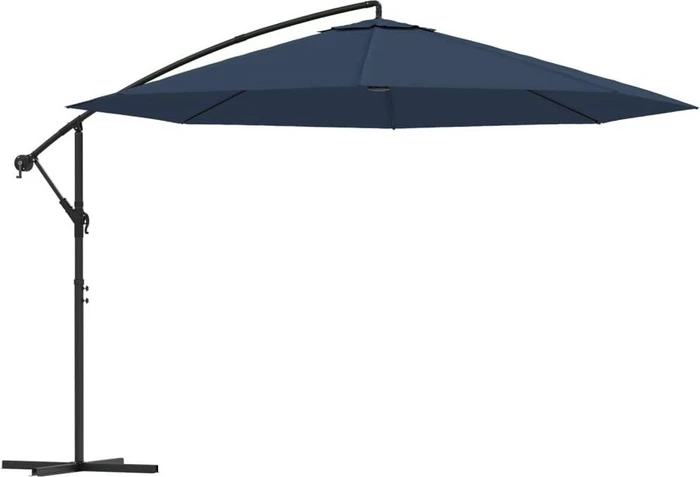 vidaXL Ampelschirm 350cm blau