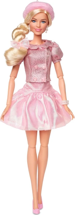 Mattel Barbie - Signature the Movie - Margot Robbie als Barbie n rosafarbener Bluse und Tüllrock