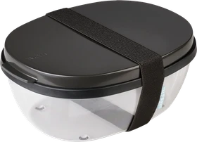 Mepal Salatbox Ellipse Aufbewahrungsbehälter 1.3l nordic black