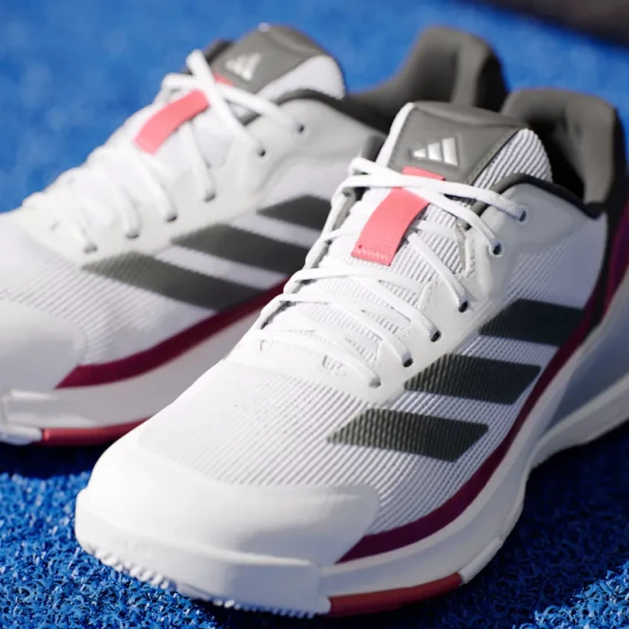 adidas Crazyquick Padel cloud white/core black/lucid red (Herren)