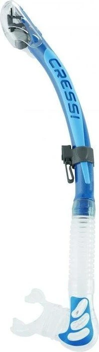 Cressi Alpha Ultra Dry Trockenschnorchel clear/blue/azure