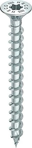 HECO TOPIX-plus verzinkt blau A3K Torx T40 Holzschraube, 8x200mm, 100 Stück