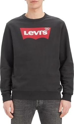 Levi's Standard Rundhals mit Grafik Sweatshirt jet black (Herren)