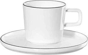 ASA Selection oco ligne noire Espressotasse mit Untertasse, 2-tlg.