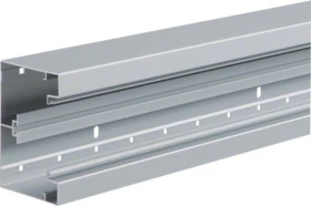 Hager Brüstungskanal-Unterteil frontrast BRA 85x130mm OT 80mm aus Alu natureloxiert