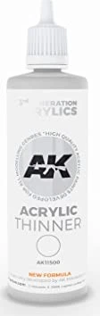 AK-Interactive 3rd Gen Acrylic Colors Thinner, 100ml