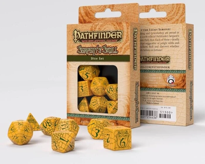 Q-Workshop Würfelset Pathfinder - Serpent's Skull