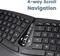 Perixx Periduo 606 Wireless Mini Ergonomic Split Keyboard and Vertical Mouse Combo schwarz, USB, ES Vorschaubild