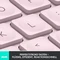 Logitech MX Keys Mini, rosa, LEDs weiß, Logi Bolt, Rose, USB/Bluetooth, DE Vorschaubild