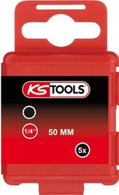 KS Tools Classic Innenzwölfkant Bit 1/4", M4x50mm, 5 Stück
