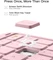 Inateck Ultraleicht Tastatur für iPad Air 6/iPad Air 5/iPad Pro 11", pink, UK Vorschaubild