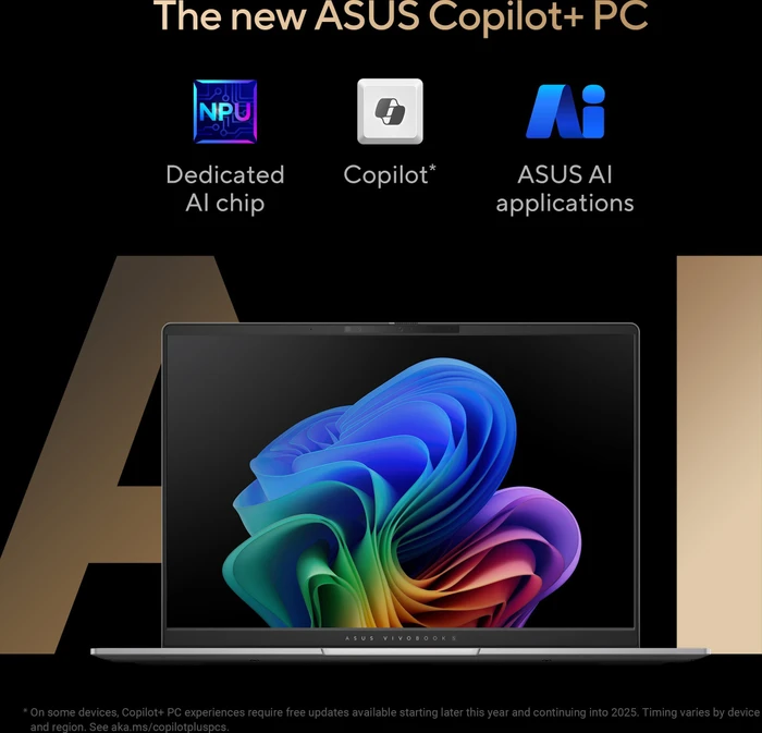 ASUS VivoBook S 14 OLED M5406WA-QD126WS, Cool Silver, Ryzen AI 9 HX 370, 24GB RAM, 1TB SSD, DE