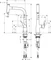 Hansgrohe Metris Select M71 240 1jet mit Ausziehauslauf chrom Vorschaubild