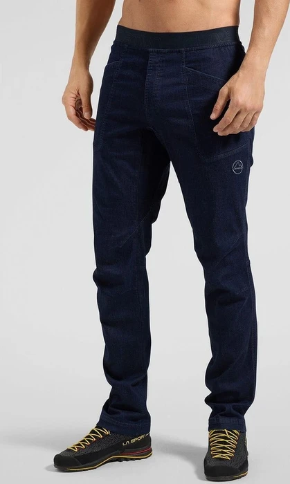 La Sportiva Cave Kletterhose lang jeans/deep sea (Herren)