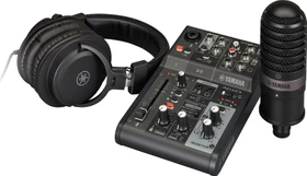 Yamaha AG03MK2 LSPK Live Streaming Pack schwarz