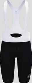 Odlo Zeroweight Tights Bib Fahrradhose kurz weiß/schwarz (Herren)