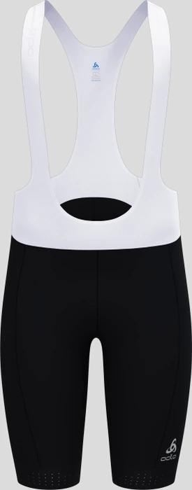 Odlo Zeroweight Tights Bib Fahrradhose kurz weiß/schwarz (Herren)
