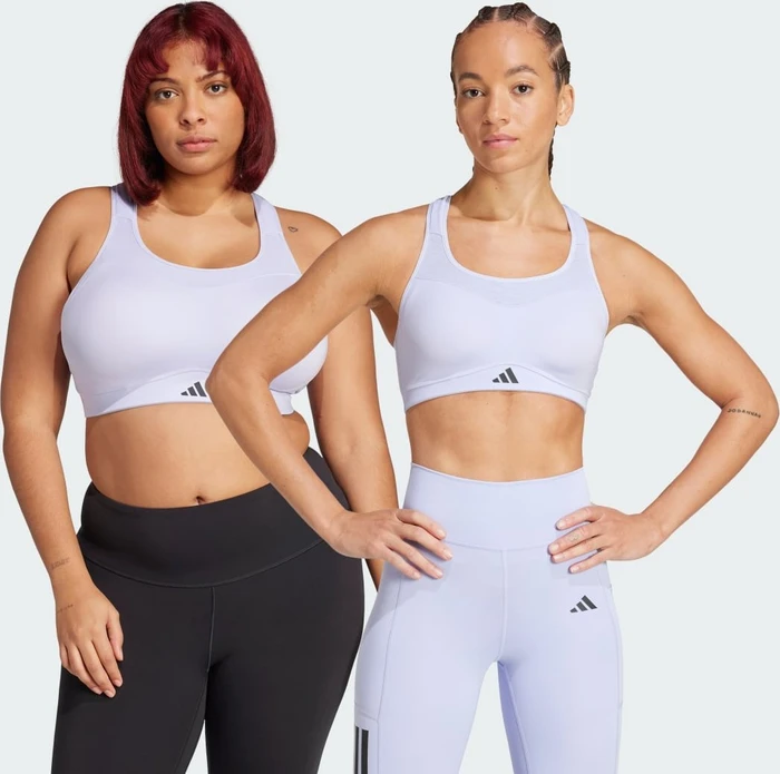 adidas TLRD Impact Training High Support Sport-BH violet tone (Damen)