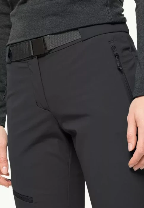 Jack Wolfskin Holdsteig Hose lang schwarz (Damen)