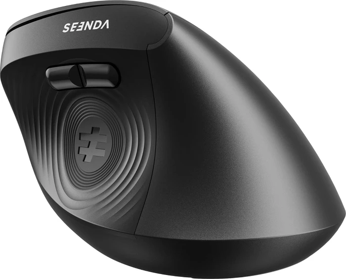 Seenda MOU200 Wireless Ergonomic Vertical Mouse, schwarz, USB/Bluetooth