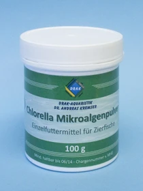 DRAK-Aquaristik Chlorella-Mikroalgenpulver, Dose, 100g